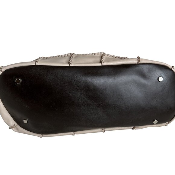 Gianni Conti Leather Patchwork Handbag With Detachable Strap & Tag - Picture 5 of 12